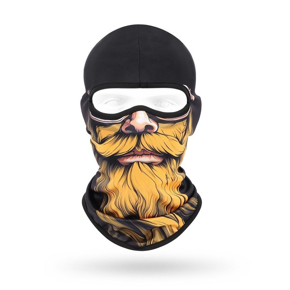 Beard Pattern Full Face Scarf Breathable Head Cover Cap Hood Caps Cycling Mask Outdoor