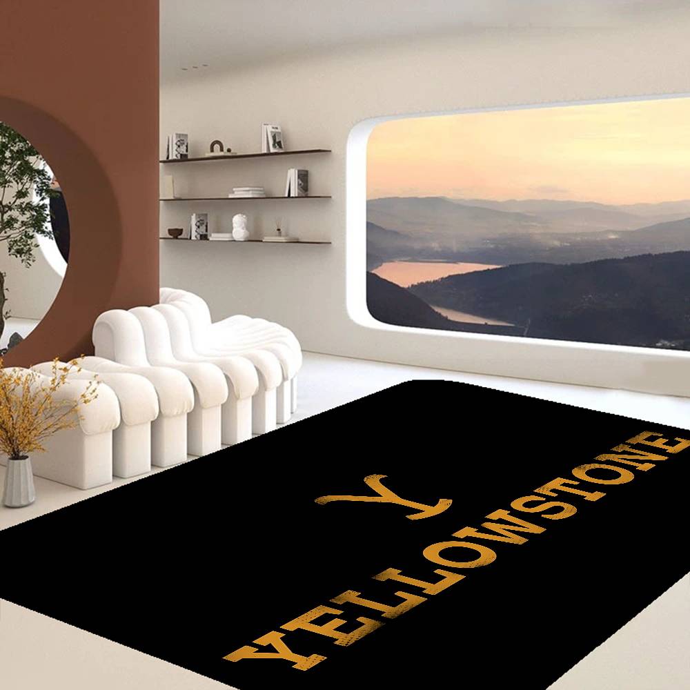Yellowstone Room Mats Cheaper Anti-slip Modern Living Room Balcony Printed Welcome Rug