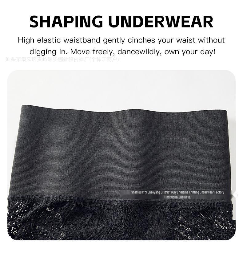 Spitzen High Waist Bauchkontrolle Formende Slips: Übergröße, Po-Lifting & Taillenformer