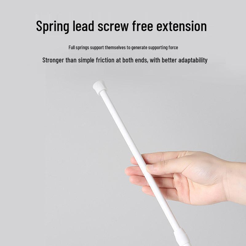 Teleskopische Duschvorhangstange ohne Bohren und Hängestange