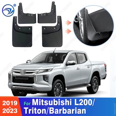For Mitsubishi L200/Triton 2007- 2018 Fender Mudflaps Splash Guards Mudguards Mud Flaps Car Accessories