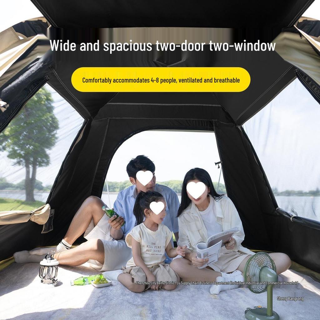 Two-in-One Automatic Folding Outdoor Camping Tent & Canopy
