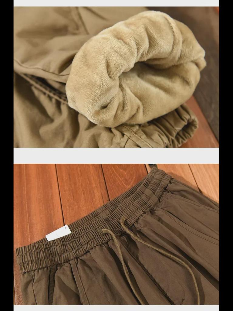 Z640 Męskie pluszowe kombinezony casualowe