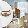 2 Pack Magnetic Curtain Tiebacks Rope Modern Handmade Curtain Tie Backs Decorative Drapes Weave Holdbacks for Window Décor