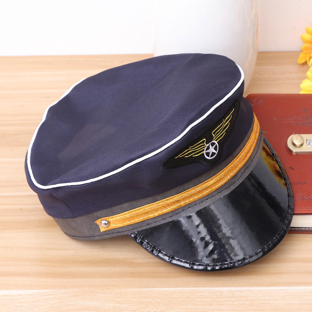 1 Pc Captain Pilot Hat Air Force Cap 