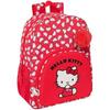 Sac À Dos Scolaire - SAFTA - Hello Kitty ICONIC - Rose - Adaptable Au Chariot - Enfants