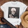 Women Lady Printed Cartoon 90S Horror Sleep Fashion Shirt Clothes Tshirt Female Print T Tee
