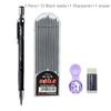 2.0mm Mechanical Pencil Set 2B Automatic Pencils with Color/Black Lead Refills for Draft Drawing, Writing, Crafting, Art Sketch