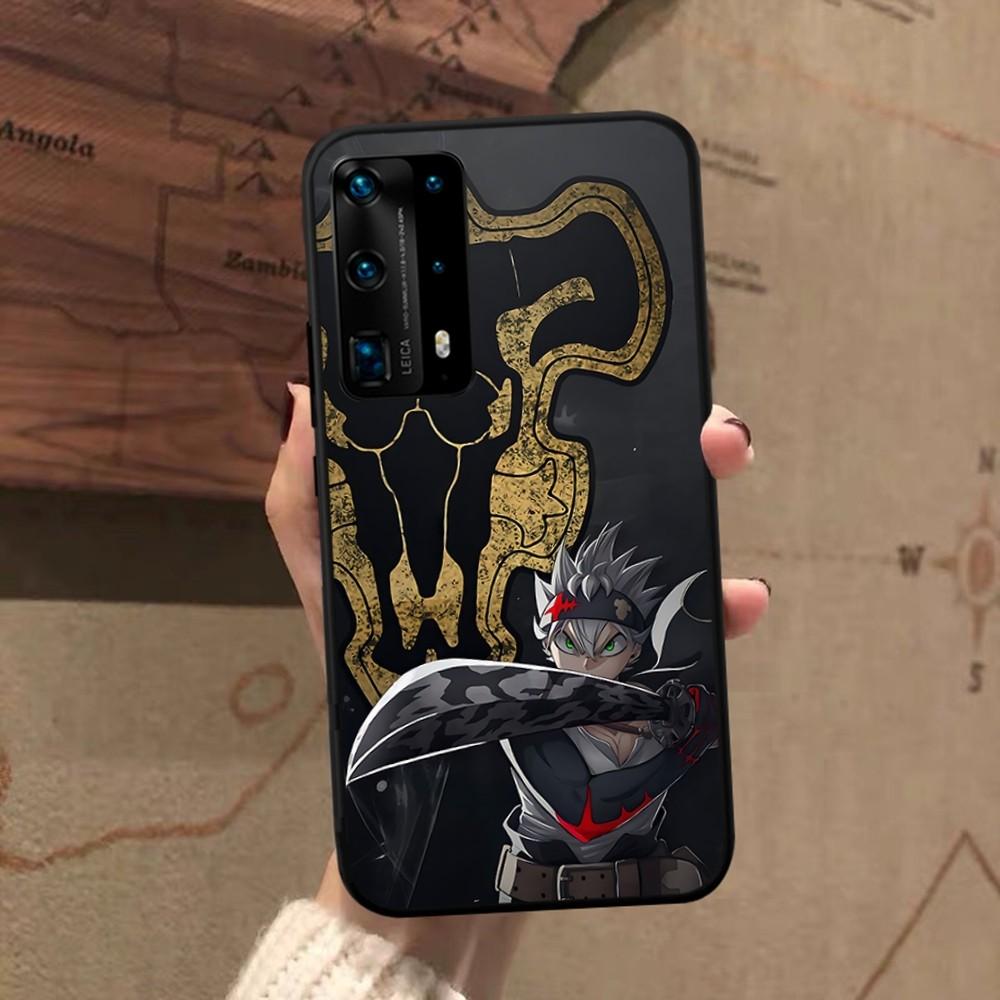 Black Clover Telefoonhoesje Voor Huawei P 8 9 10 20 30 40 50 Pro Lite Psmart Honor 10 Lite 70 Mate 20lite