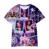 New K-POP Demon Slayer Girl Group Boy Group 3D Digital Print Casual Loose T-Shirt Children's Clothing Top