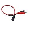 1PC 2 Alligator Clip To 1 Male or Female DC Power Plug Connector Adapter DC 5.5*2.1mm Clips Crocodile Test Leads