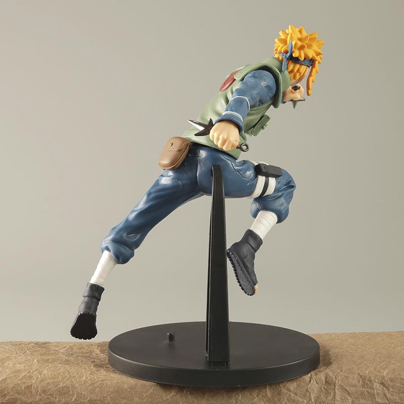 22CM Anime VIBRATION STARS Naruto Shippuden Namikaze Minato Figure Model Toy Gift Collection Action Figure PVC