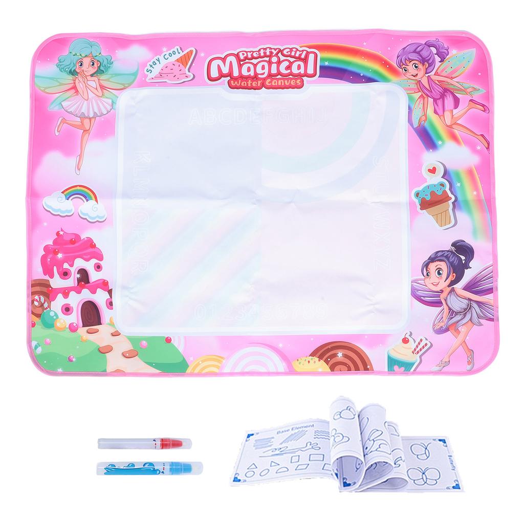 Barn Tidlig Læring Vannlerret Stort Gjenbrukbart Vaskbart Barn Vann Doodlekart for Hjem Utendørs