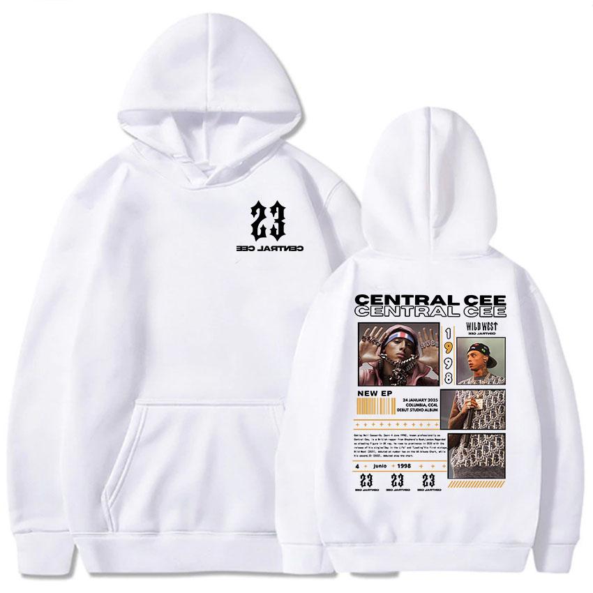 Central Cee CAN'T RUSH GRETNESS Mikiny s potiskem Pulovry s kapucí s dlouhým rukávem Streetwear Rapper Potisk Móda Oblečení Unisex