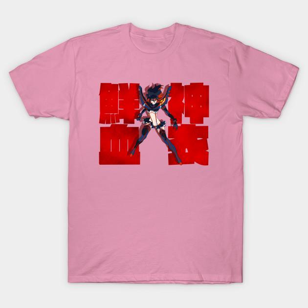 T Shirt Women Kamui Senketsu Harajuku Print Kawaii Tshirt Summer Short Sleeve Female T-Shirt Top Tee