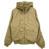 ALPHA INDUSTRIES 849-38919372 Brown quilted hooded jacket Jacket M BrownUsed