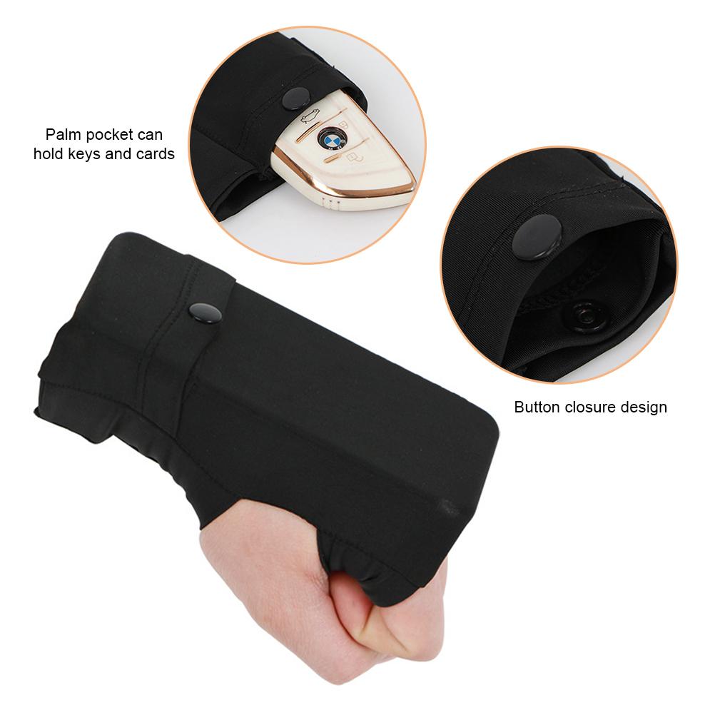 Outdoor Running Wrist Bag Cycling Glove Bag Hand Bag Quick Dry Wrist Wallet Pouch Outdoor Sport Wrist Pocket