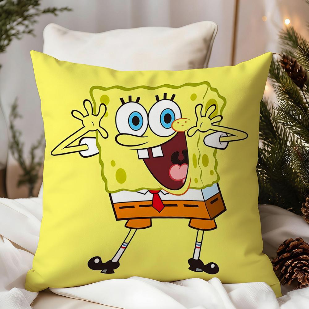Modern Home Decoration S-Sponge B-Bob Decorative Pillows Personalized Gifts Pillow Cases Covers For Living Room Cushions Cushion
