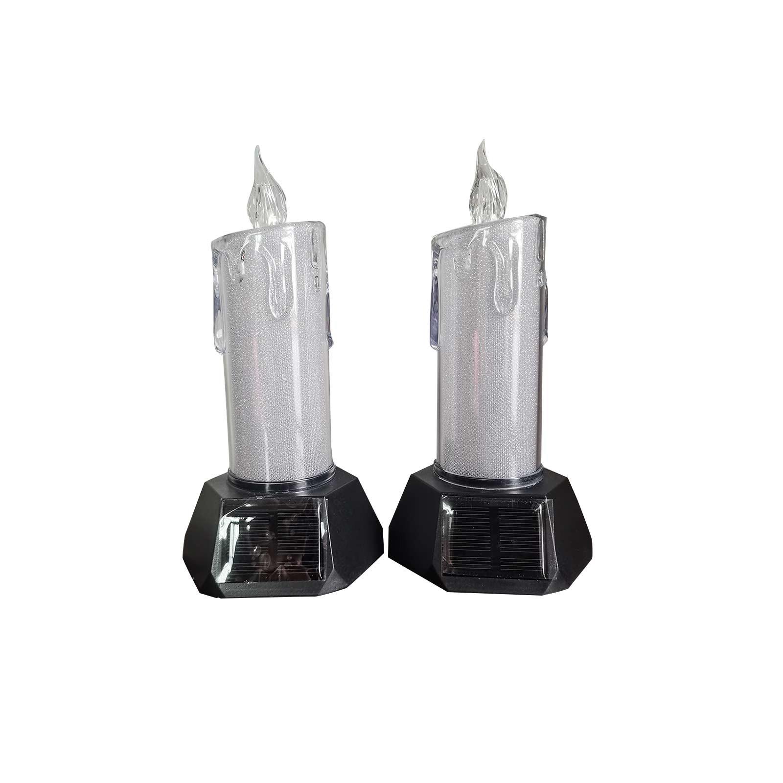 

Солнечная свеча, уличная свеча, наземный светильник, садовый декоративный светильник, атмосферный свет для кемпинга One Size