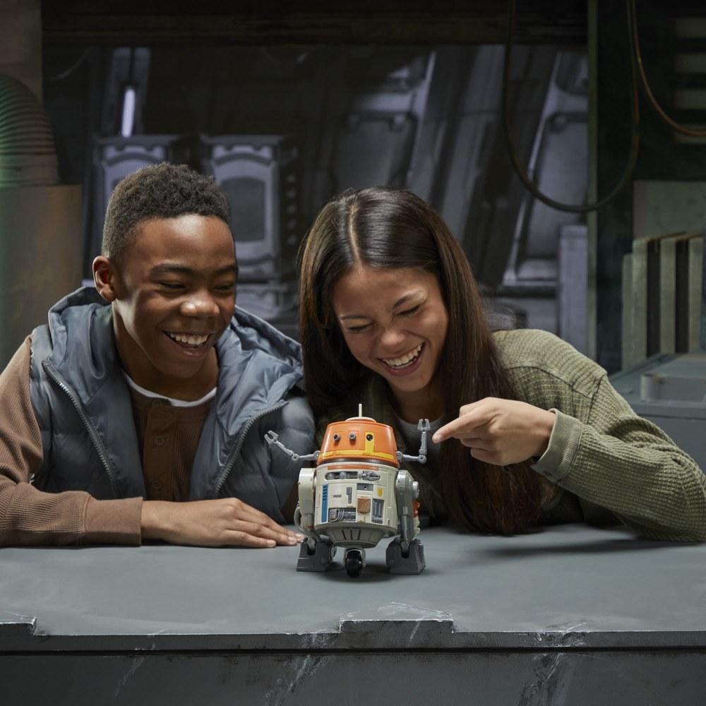 Hasbro Star Wars Ahsoka Chatterback Chopper Animatronic Toy F6867 Over 40 Sound and Motion Combinations Interactive Star Wars Toy Suitable for Ages 4