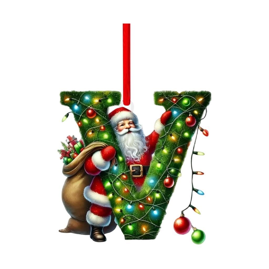 26 Letter,Christmas,Ornaments,Acrylic,1