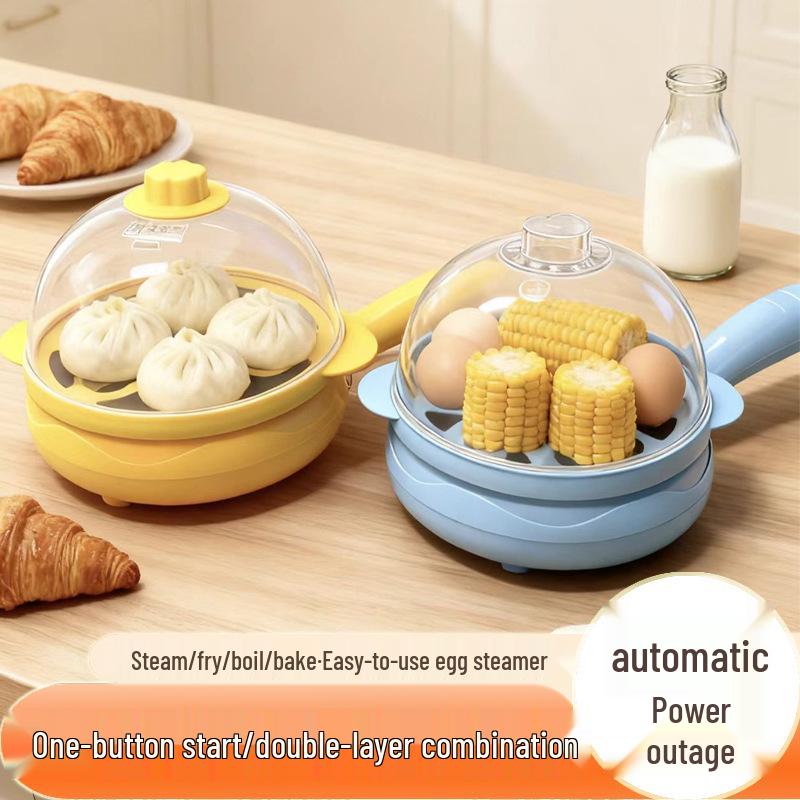 Canxiang Non-Stick Electric Frying Pan: Poached Eggs, Dumplings, Pot Stickers & Breakfast Cooker