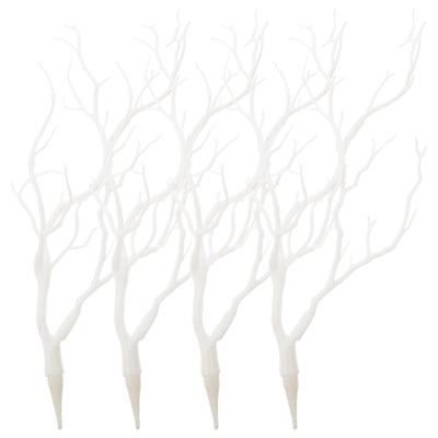 4 ks Halloweenská dekorace Větev stromu Umělé rostliny Venkovní Parohy Větve DIY Proutky Plastové Dekorativní Miminko