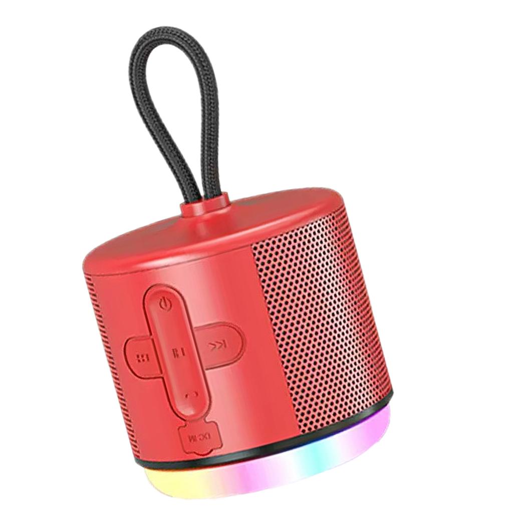 Bluetooth-compatible Speaker Stereo Outdoor Sports Music Player Portable Subwoofer BLE5.0 Build-in 500mAh Battery