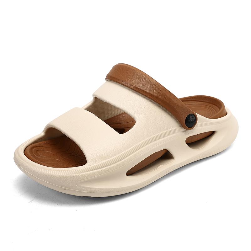 Fashion Men's EVA Slippers Fashionable Summer Breathable Comfortable Non-slip Home Shoes Outdoor Holiday Beach Shoe Casual Garden Shoes