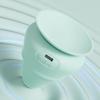 Hot Compress Adsorption Type Massager Ball Vibrate Yoga Fascia Ball Silicone Massage Cone  Home Use