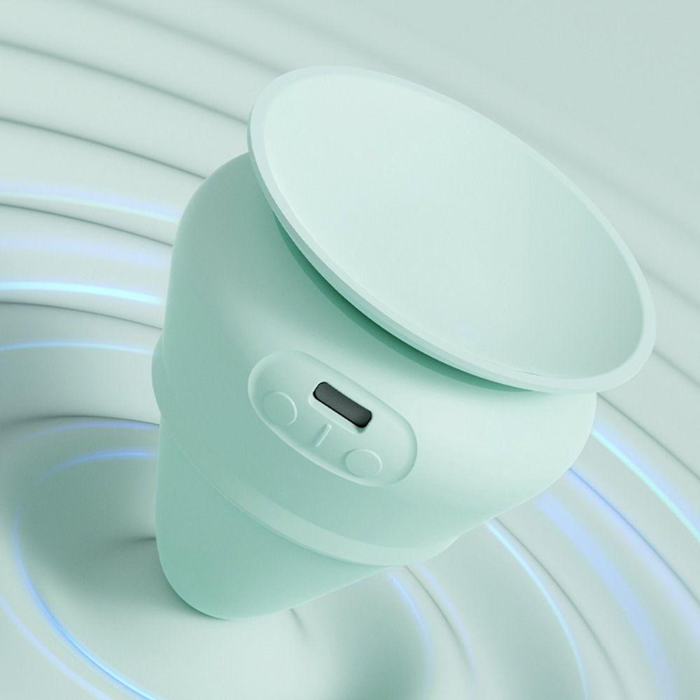 Hot Compress Adsorption Type Massager Ball Vibrate Yoga Fascia Ball Silicone Massage Cone Home Use