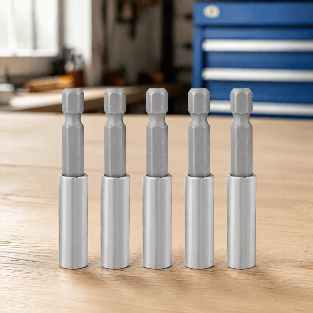 5PCS 1/4 Inch Hex Shank Magnetic Drill Bit Holder Drill Bit Extension Socket  Drilling Application