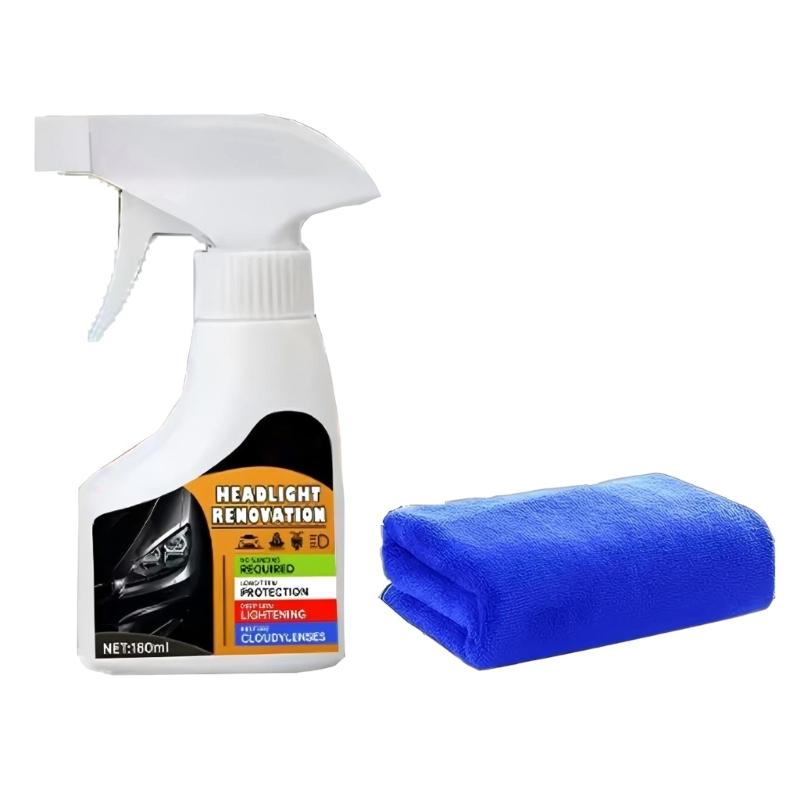 

Automotive Headlight Restoration Liquid Headlight Polishing Restoration Sprayer 180ml Remove Oxidation Agent Repair Tool 1