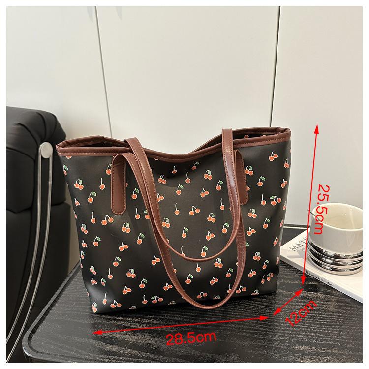 

Женская сумка-тоут большой емкости, модная сумка через плечо, сумка-шоппер, сумка для хранения чёрный