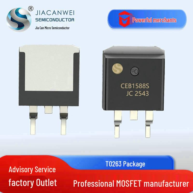 

CEB1588S P-Channel MOSFET, 850V, 12.6A, TO-263 Package, Brand New.