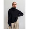 Western Style New Fashion Casual Loose Turtleneck sweater Top Knitted High Neck Sweater