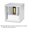 6W/10W LED Wall Light Outdoor Waterproof IP65 Porch Garden Wall Lamp & Indoor Bedroom Bedside Decoration Lighting Lamp Aluminum