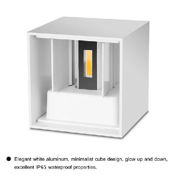 6W/10W LED Wall Light Outdoor Waterproof IP65 Porch Garden Wall Lamp & Indoor Bedroom Bedside Decoration Lighting Lamp Aluminum
