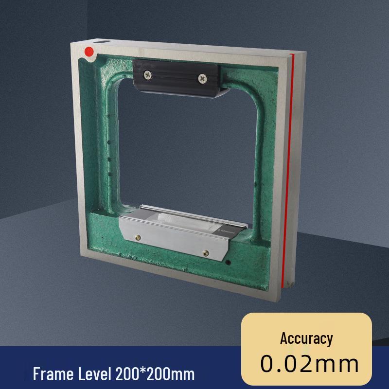 High Precision Machinist Spirit Level Bar - 0.02mm/m Accuracy