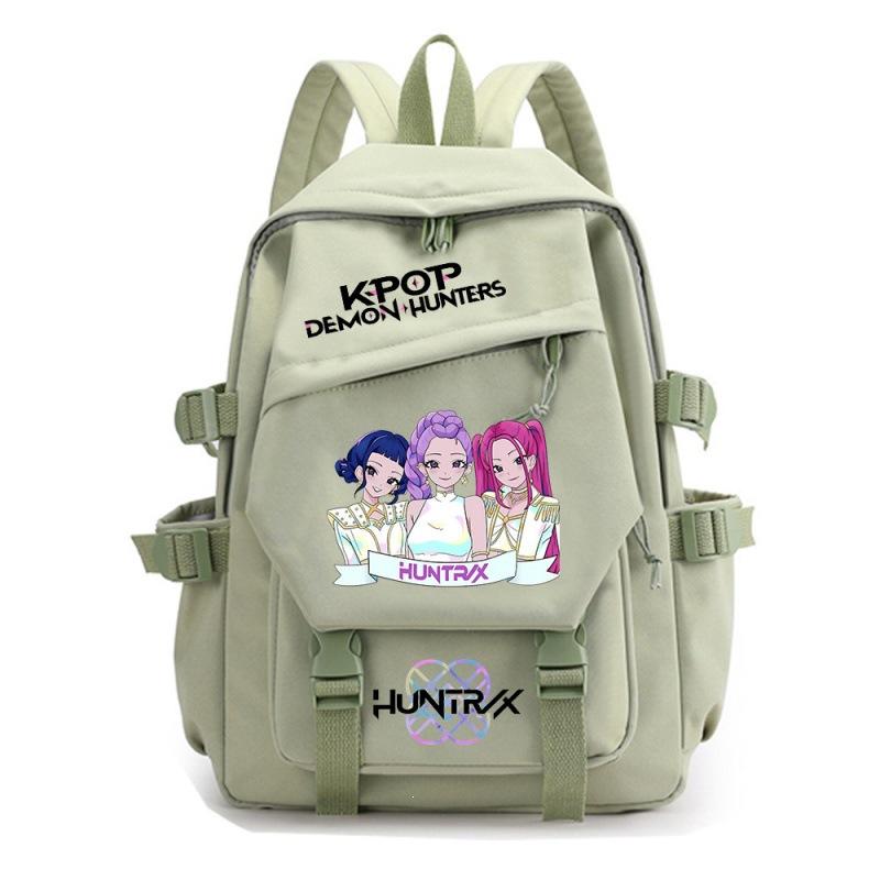 Large Capacity Schoolbag with Shoulder Strap; Student Three-piece Pencil Case Set