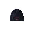 Men's and women's winter warm large version showing face small wool hat cute cartoon sleeping bear embroidered knitted hat