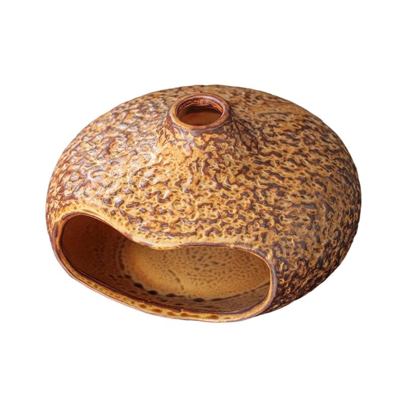 Ceramic Incenses Holder Santo Wood Burners Ashes Catchers Smudges Bowl for Meditations Decors and Relaxing Ambiances жёлтый