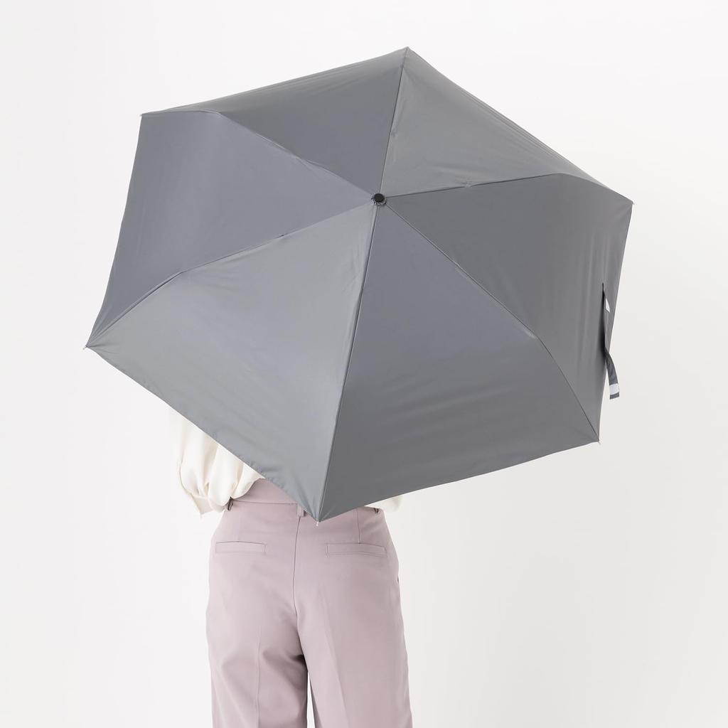 Cool Plus Folding UV Heat and Light Blocking Mini Solid 55cm x 6 Light Blocking and UV Protection Heat and Light Grade 1 Parasol, Umbrella, Color,