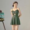 2024 Hot-Selling Women's Swimsuit, Conservative Slimming Design, Belly-Covering, Long Sleeve, Perfect for Hot Springs