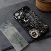 Glitter Bling Stars Moon Phone Case Tempered Glass For IPhone 13 17 14 16 12 15 11 Pro XS Max Plus Mini X XR SE2020 Coque