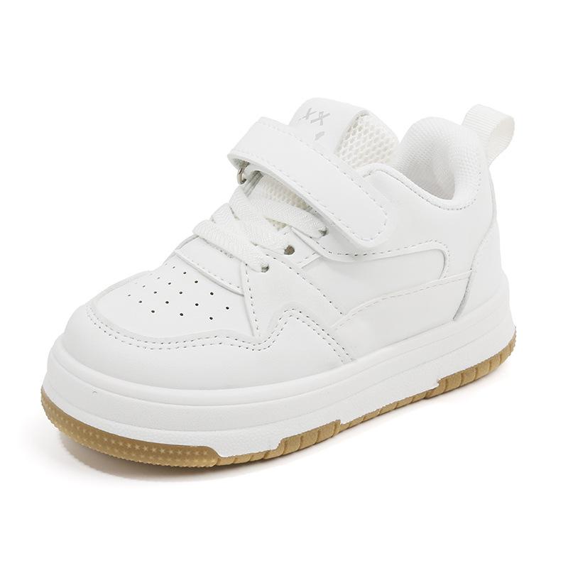 

Children s White Shoes Spring and Autumn Kid s Sports Shoes Anti Slip Lightweight Boys Board Shoe Soft Sole Baby Casual Shoes 24