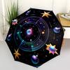1pc Celestial Ornament Automatic Umbrella - Automatic Opening And Closing, Sturdy Iron Frame, Formal Occasions yy251018242