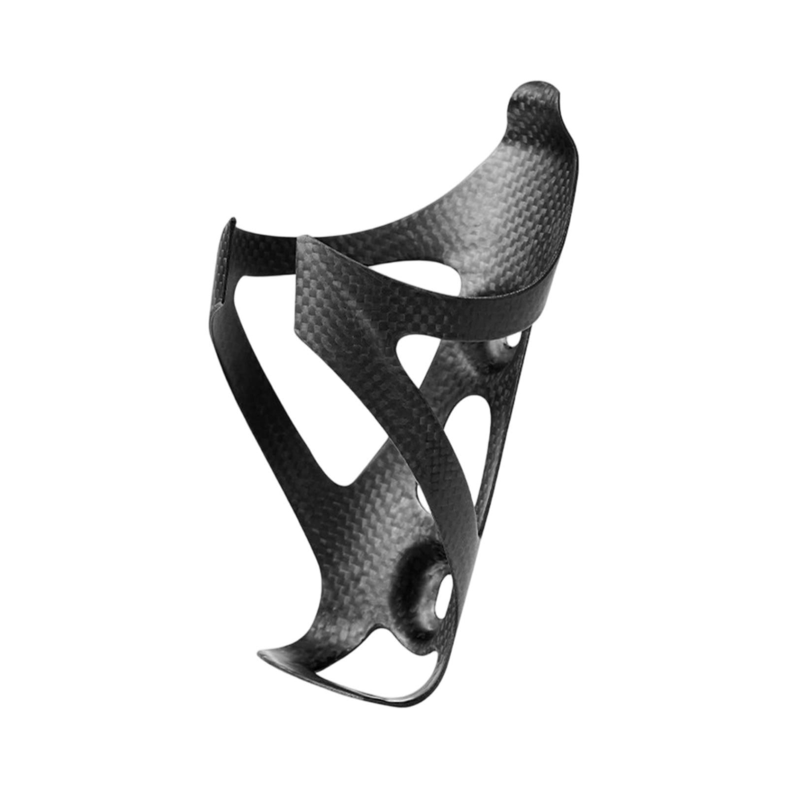 

Carbon Fiber Water Bottle Holder, Lightweight Pneumatic Cup Holder for Road & Mountain Bikes, Cycling Accessory One Size чёрный