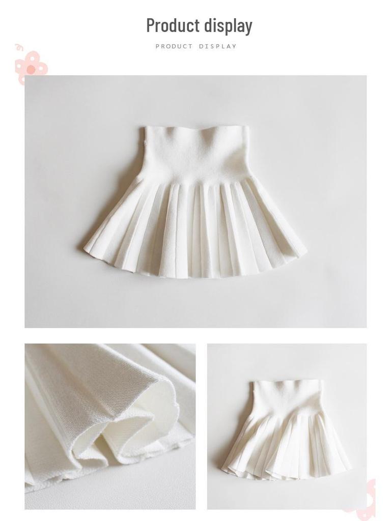 Dívčí midi sukně: Princeznovské plisované nadýchané šaty pro děti