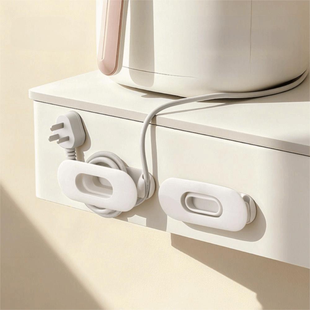 Správa kabelů na stůl Držák Úložný prostor Navíječ datových kabelů Samolepicí Organizér kabelů Domácí kancelář